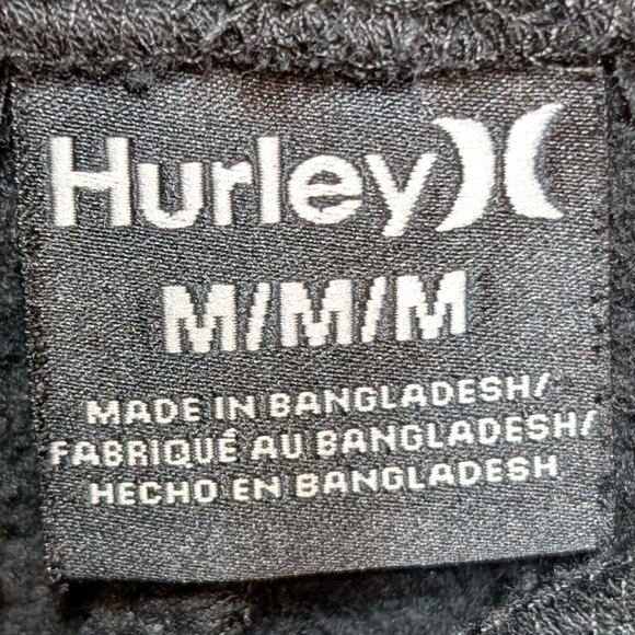 Hurley Black Shorts with Logo Size Med - Picture 5 of 9